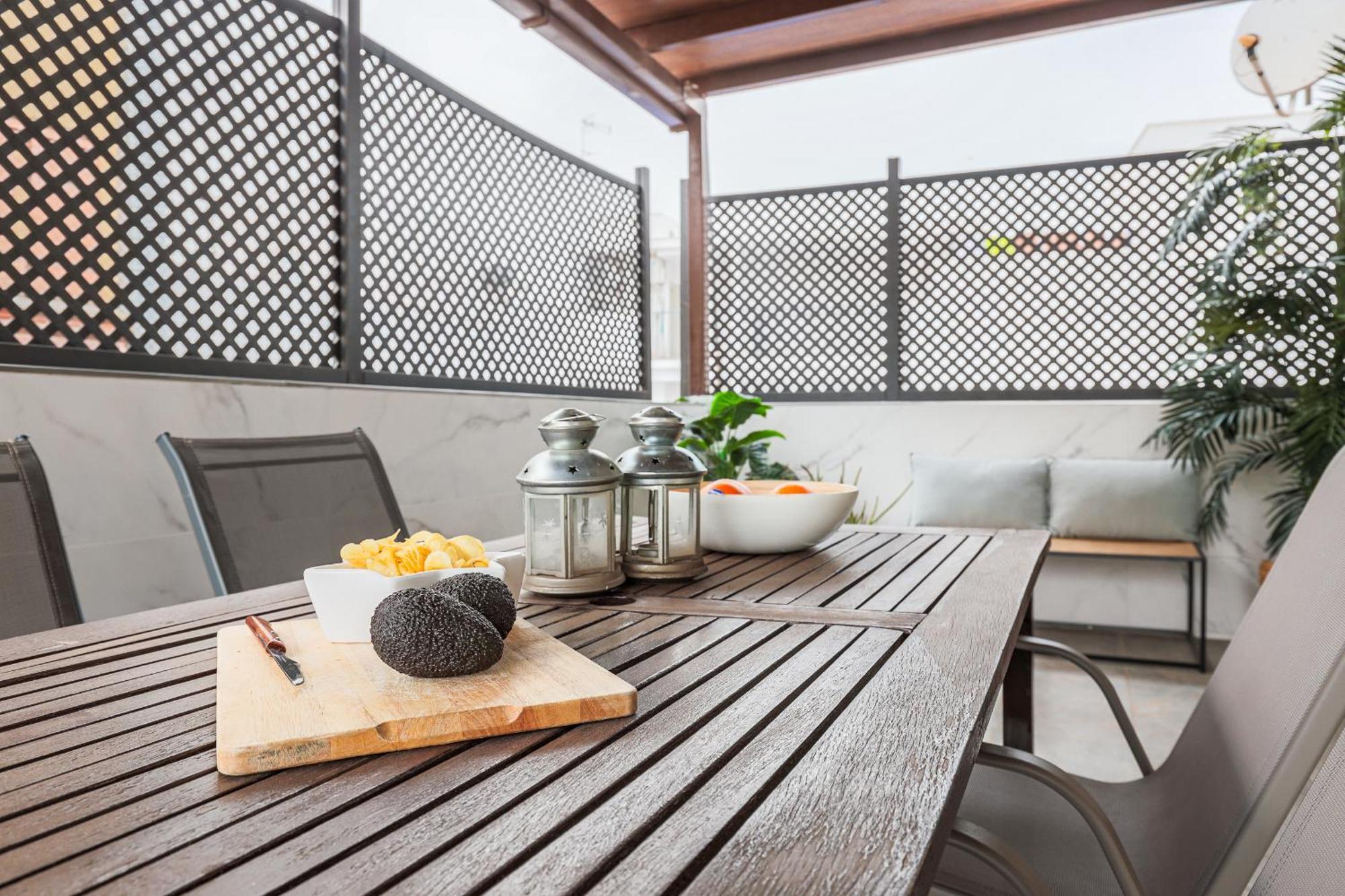 Fantástico ático 2 hab y gran terraza privada Apartamento Sevilha Exterior foto