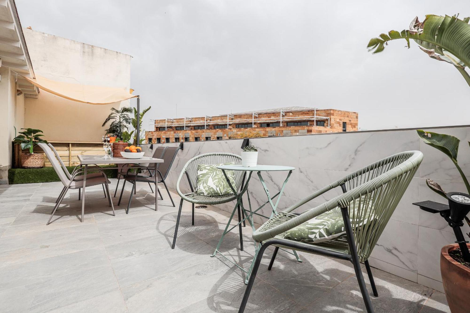 Fantástico ático 2 hab y gran terraza privada Apartamento Sevilha Exterior foto